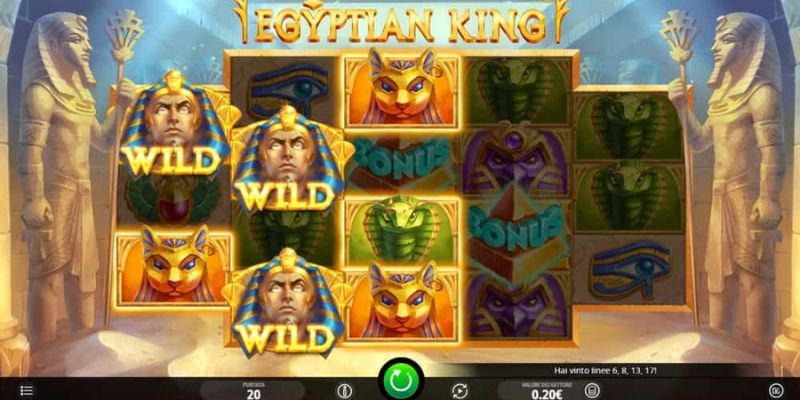 You can be completely confident in playing the Egyptian King Slot game